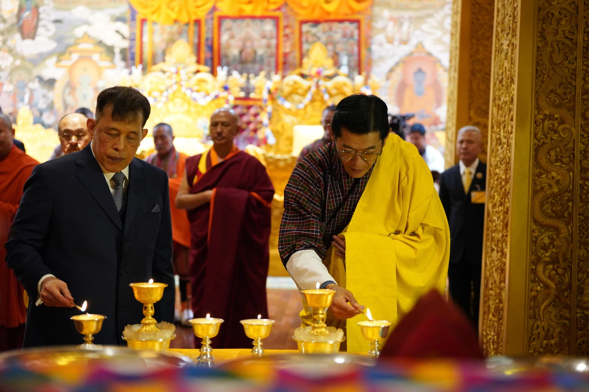 Thai King Visit in Bhutan